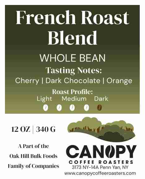 French Roast Blend - Canopy Coffee